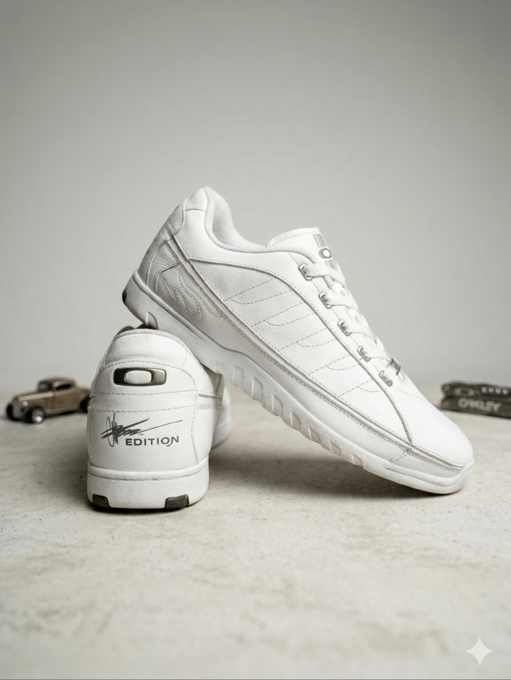 Vintage Oakley x Chip Foose Design Three Palms Leather Sneakers Men's 12